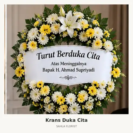 Krans Bunga Duka Ritz Carlton Pacific Place